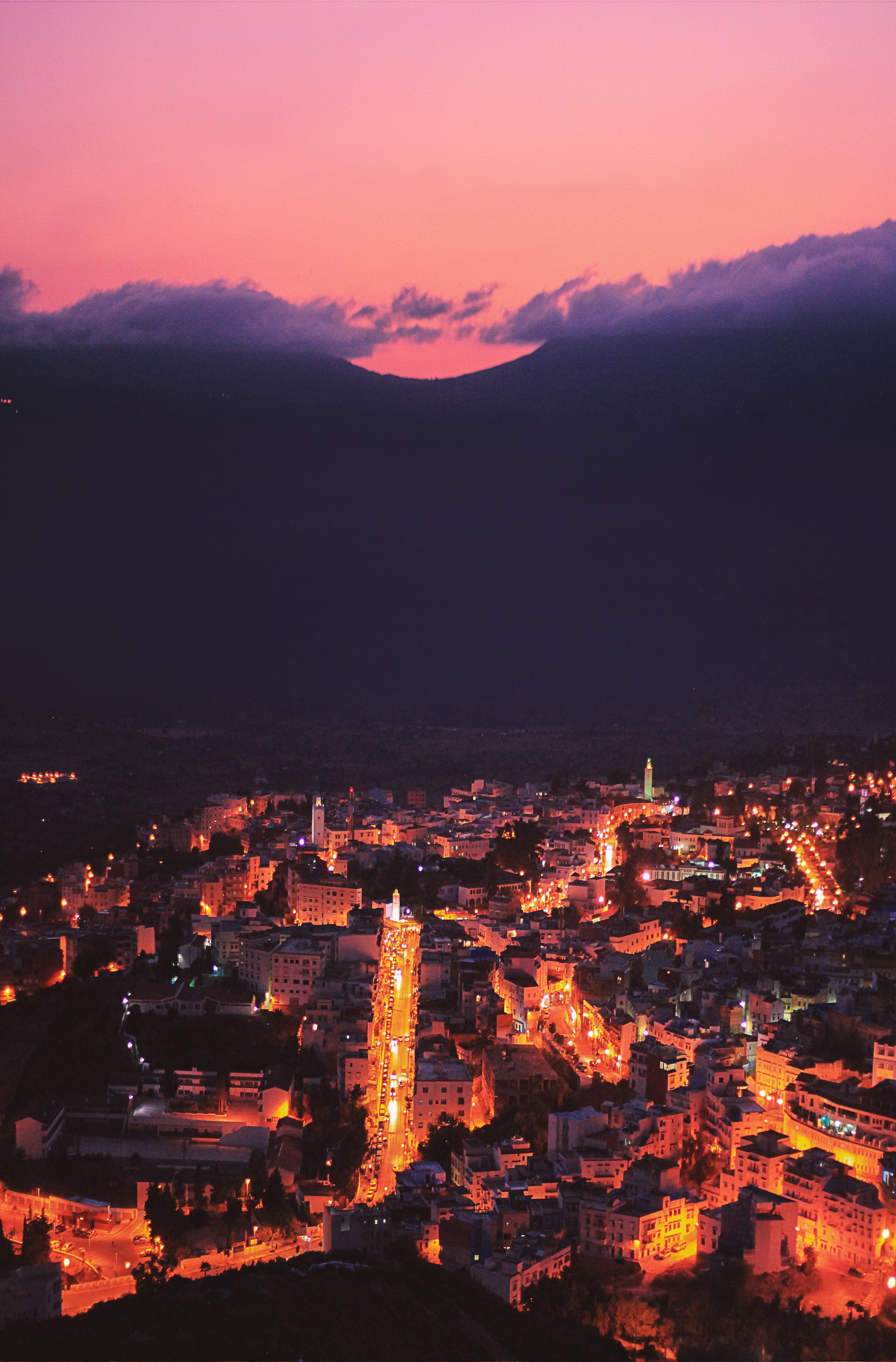 Chefchaouen at night